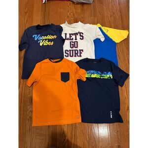 Lot of 5 Boys Rash Guards  10/12